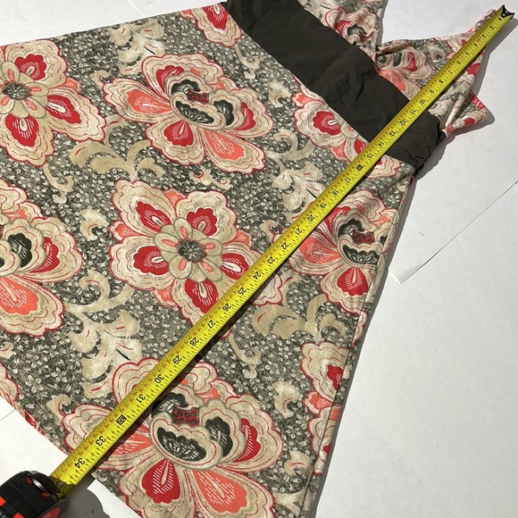 patagonia Organic Cotton Margot Sleeveless Green/Pink Floral Dress Size Medium - Picture 7 of 9